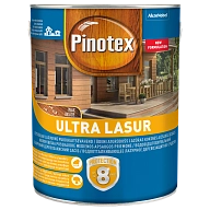 Пропитка декоративная для защиты древесины Pinotex Ultra AWB полуглянцевая калужница 3 л