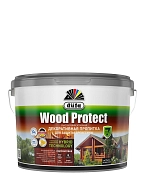 Пропитка декоративная для защиты древесины Dufa Wood Protect белая 2,5 л