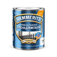 Краска для металлических поверхностей алкидная Hammerite гладкая RAL 9016 белая 0,75 л.