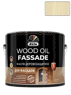 Масло деревозащитное для фасадов Dufa Wood Oil Fassade бесцветное 9 л.