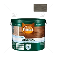 Pinotex Universal 2 в 1 универсальная пропитка для древесины Скандинавский серый 2,5 л