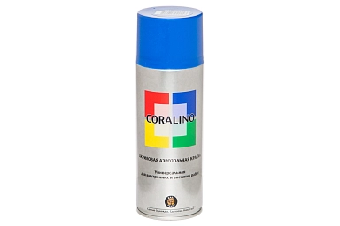 Краска универсальная аэрозольная акриловая Coralino RAL 5005 сигнально-синий 200г.