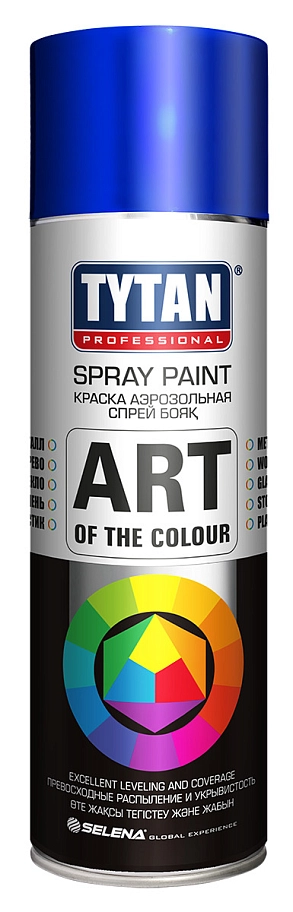 Краска универсальная аэрозольная акриловая Tytan Professional Art of the colour RAL 5002 ультрамарин  400 мл.