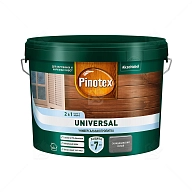 Pinotex Universal 2 в 1 универсальная пропитка для древесины Скандинавский серый 9 л