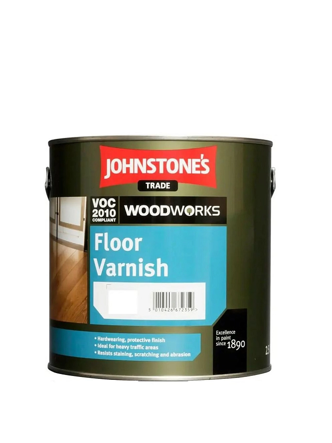 Паркетный лак Johnstone`s Floor Varnish глянцевый 2,5 л.