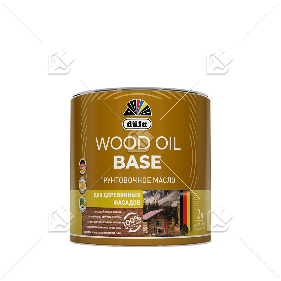 Масло грунтовочное Dufa Wood Oil Base 2л
