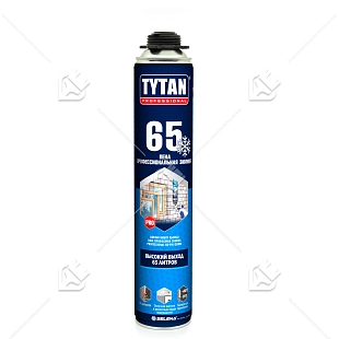 Пена профессиональная Tytan Professional 65 зимняя 750 мл выход 65 л