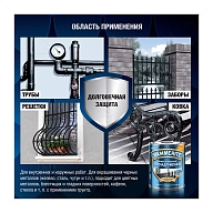 Краска для металлических поверхностей алкидная Hammerite гладкая RAL 9016 белая 0,75 л.