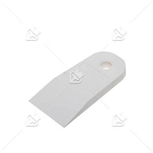 Шпатель Зубр Мастер резиновый, белый 40 мм.