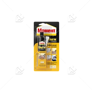 Герметик силиконовый универсальный Момент белый 70 мл