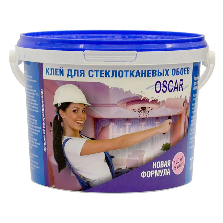 Клей обойный для стеклообоев сухой Oscar 800 г.