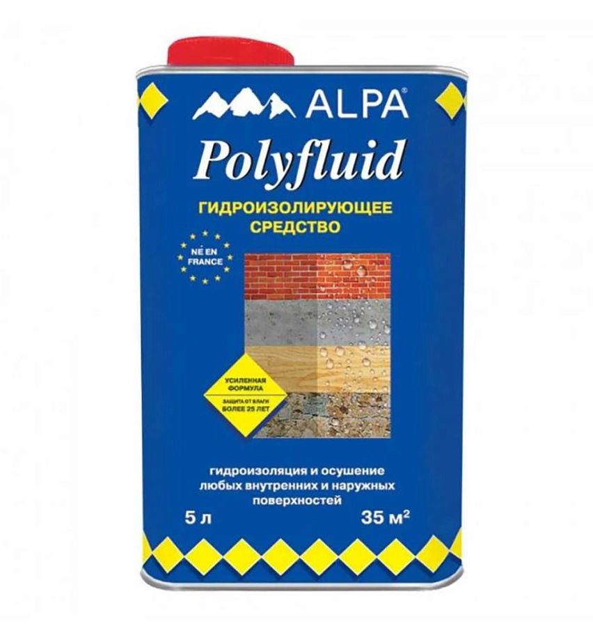 Alpa Polyfluid / Альпа Полифлюид Средство гидроизолирующее