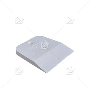 Шпатель Зубр Мастер резиновый, белый 80 мм.