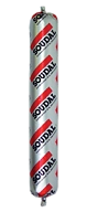 Герметик полиуретановый универсальный Soudal Soudaflex 40 FC производство Латвия черный 600 мл.
