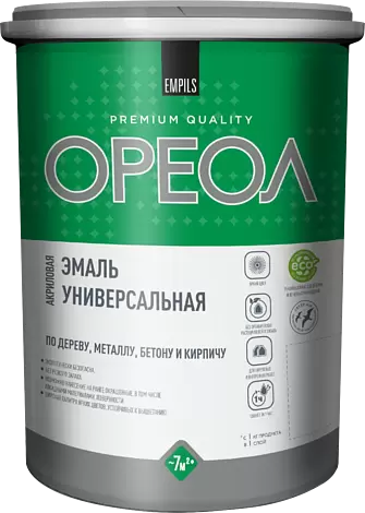 Ореол Эмаль универсальная акриловая глянцевая 