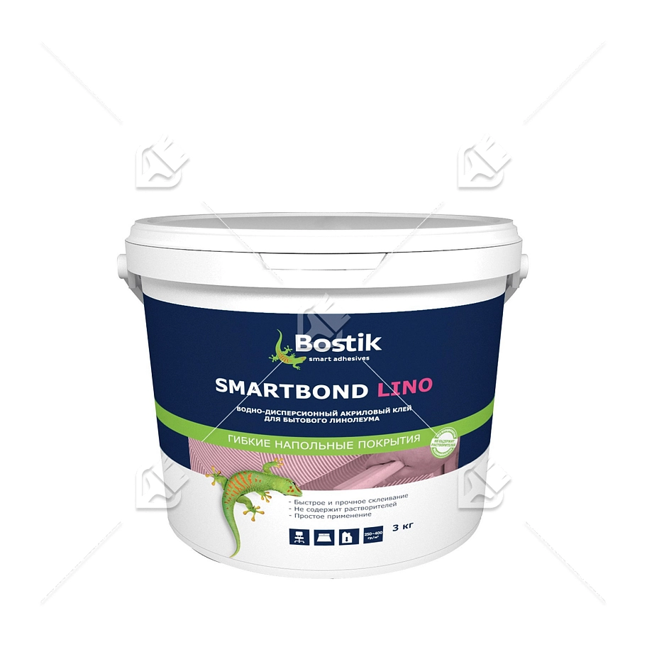 Клей для напольных покрытий Bostik SmartBond Lino 6 кг.