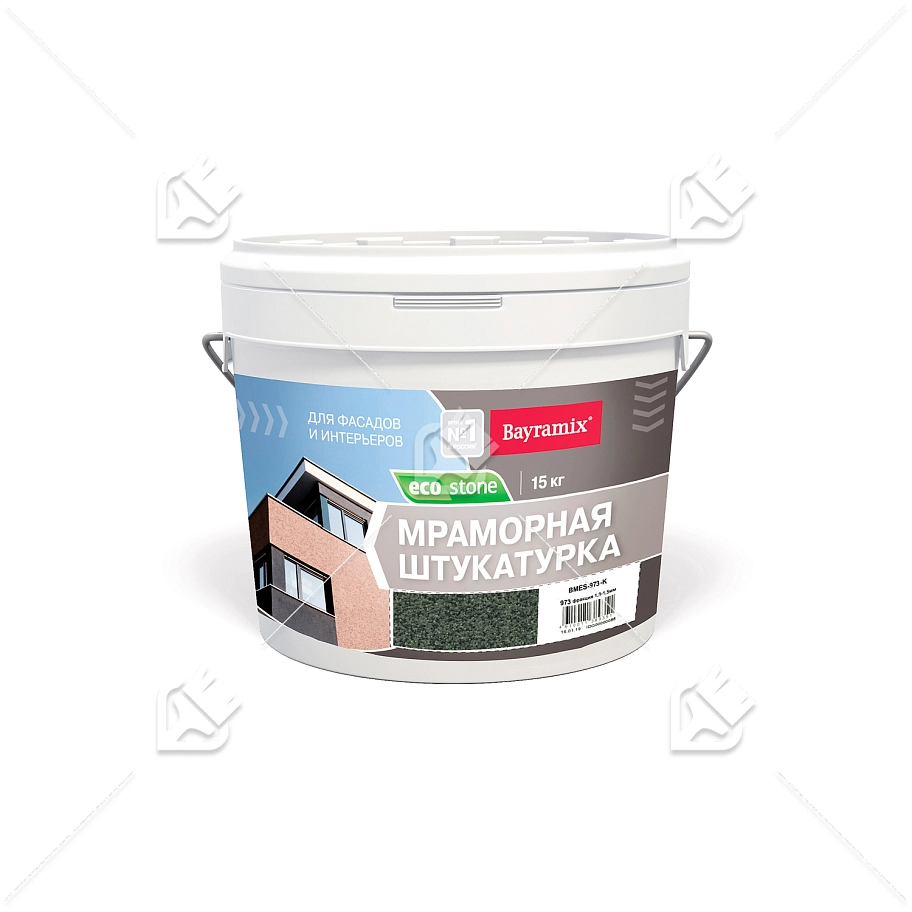 Мраморная штукатурка EcoStone 973-K, 15 кг