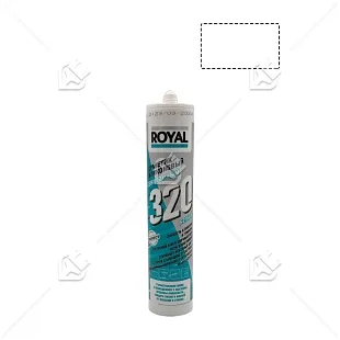 Герметик силиконовый санитарный ROYAL 320 белый 280 мл