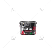 Краска для влажных помещений Dufa Premium KeraLine Keramik Paint 20 полуматовая белая база 1 9 л.
