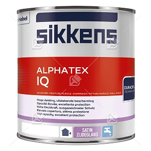 Краска для внутренних и наружных работ акриловая Sikkens Alphatex IQ Mat матовая база BS N00 0,93 л.