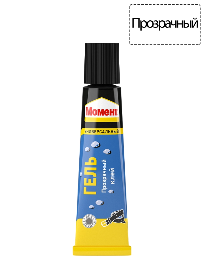 Клей-гель универсальный контактный полиуретановый Момент 30 мл. в шоу-боксе