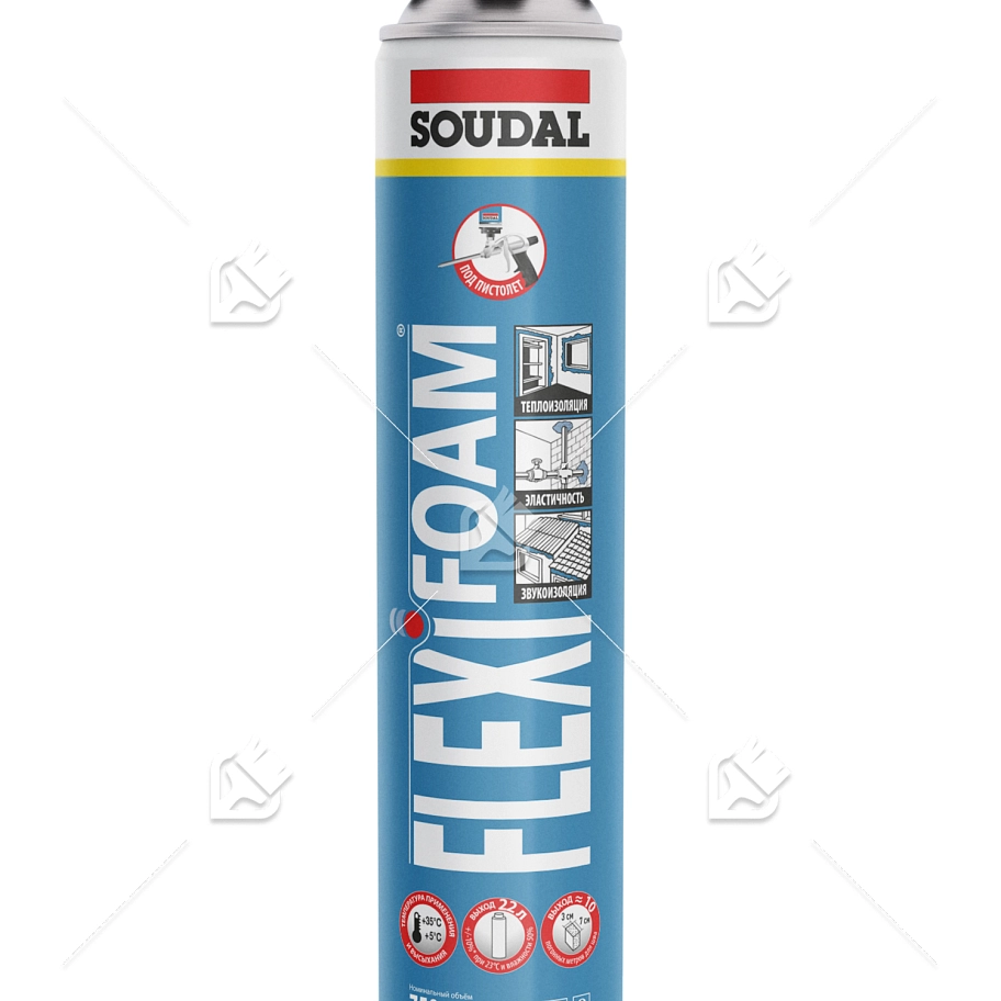 Пена профессиональная Soudal Flexifoam 750 мл.