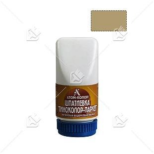 Шпатлевка по дереву акриловая Атом-Колор Пиноколор дуб светлый 0,25 кг.