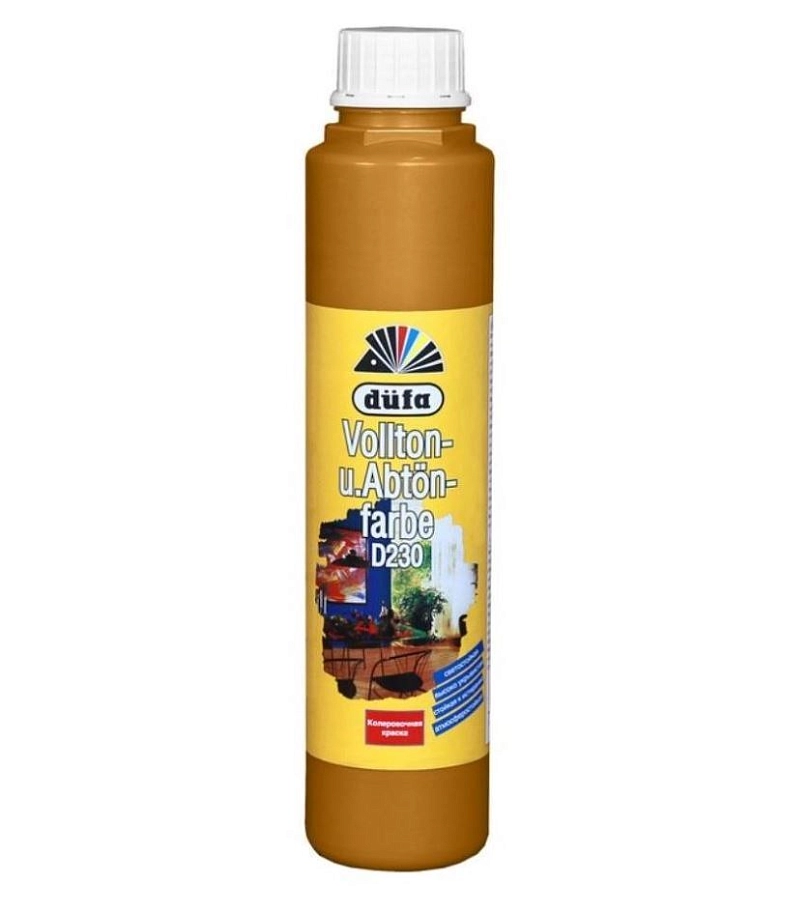 Колорант водно-дисперсионный Dufa Vollton und Abtonfarbe D230-0104 хромово-желтый 750 мл.
