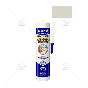 Герметик акрил-силиконовый для дерева Quilosa Madera Sintesel белёный дуб 280 мл.