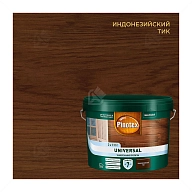 Pinotex Universal 2 в 1 универсальная пропитка для древесины Индонезийский тик 9 л