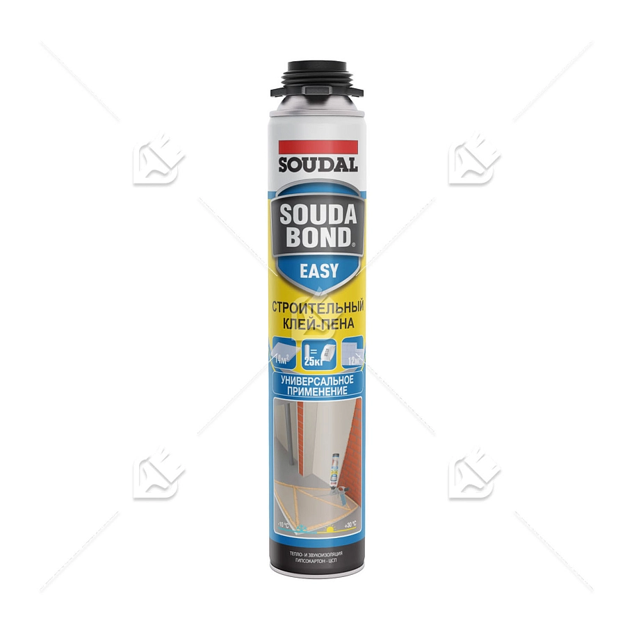 Клей-пена универсальная полиуретановая Soudal Soudabond Easy Gun зимняя 750 мл.