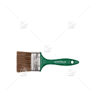 Кисть плоская Handmaler Green смешанная щетина пластиковая ручка 70 мм.