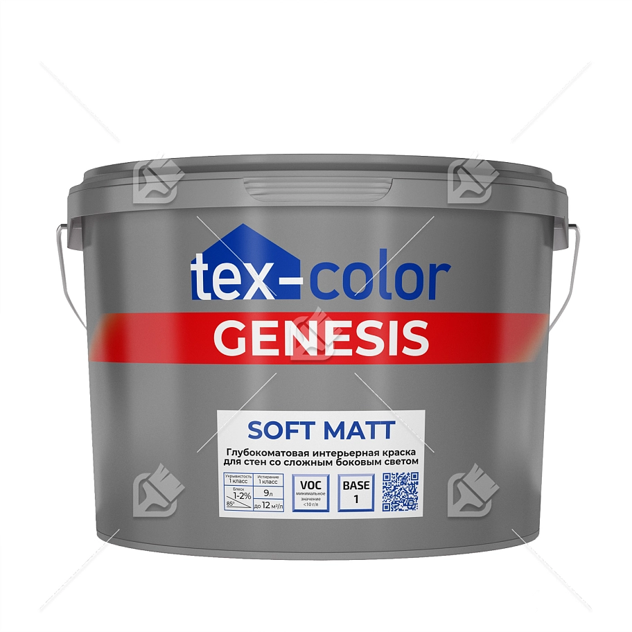 "Tex-Сolor" ВД краска Genesis Soft Matt  база1  9л