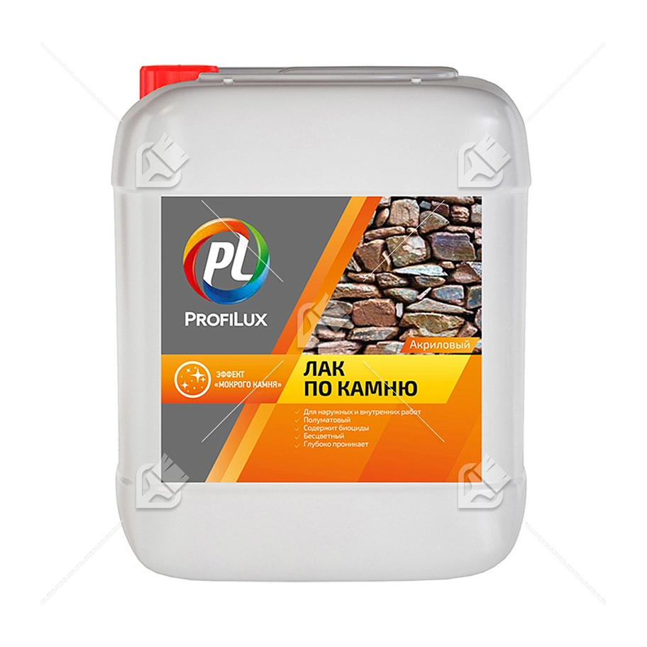 Лак по камню акриловый Profilux полуматовая 5 л.