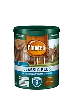 Пропитка декоративная для защиты древесины Pinotex Classic Plus 3 в 1 тиковое дерево 0,9 л.