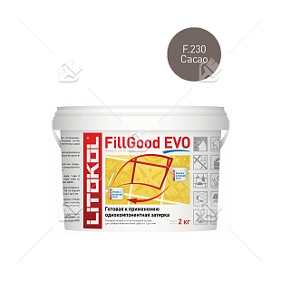 Затирка полиуретановая Litokol FillGood EVO F.230 какао 2 кг