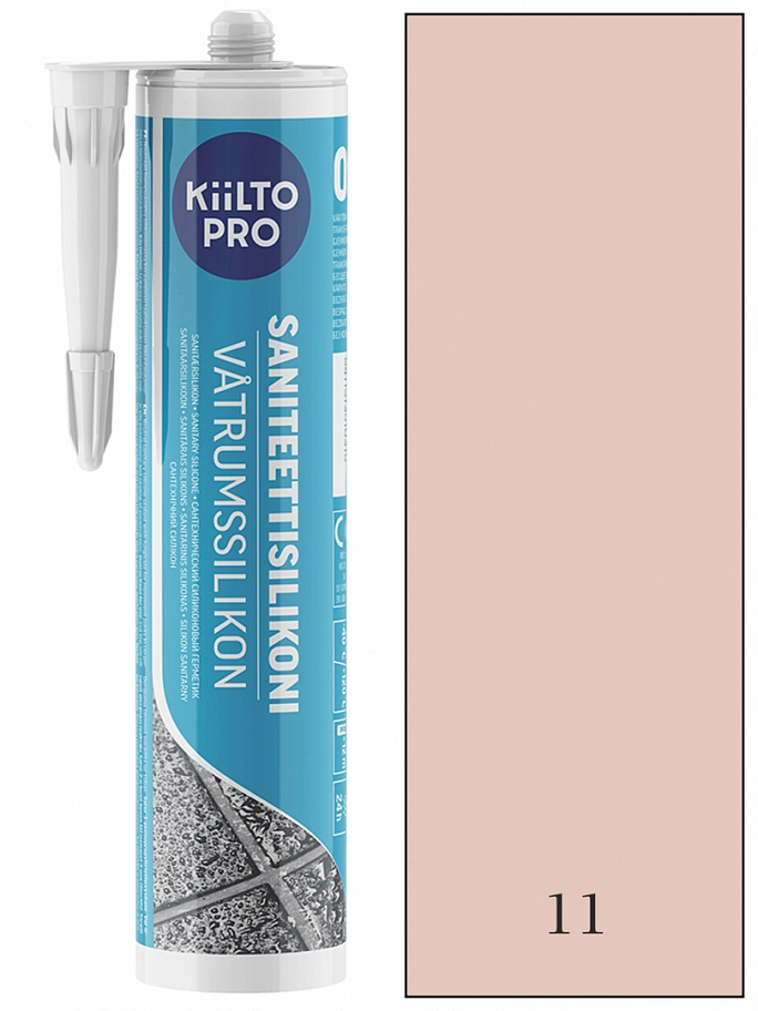 Kiilto Saniteettisilikoni / Киилто Санитееттисиликони Герметик силиконовый санитарный