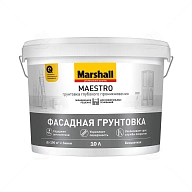 Грунт для фасадных работ акриловый глубокого проникновения Marshall Maestro глубокоматовый 10 л.