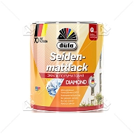 Эмаль универсальная Dufa Seidenmattlack полуматовая белая 0,75 л.