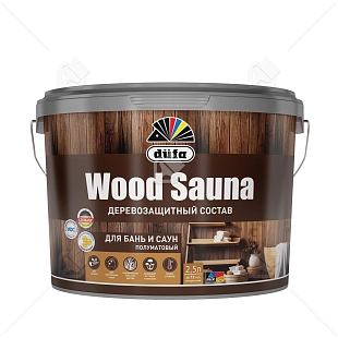 Лак для бань и саун Dufa Wood Sauna 2,5 л