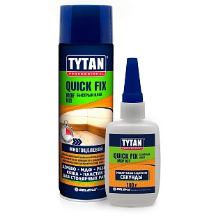 Двухкомпонентный цианакрилатный клей для МДФ Tytan Professional 400 мл / 100 мл