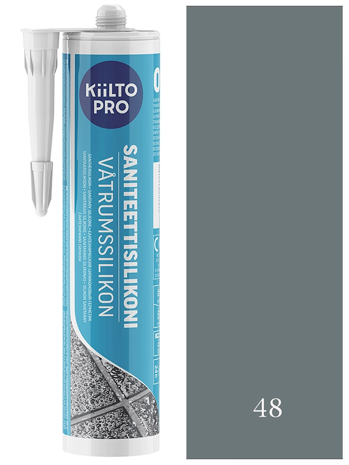 Kiilto Saniteettisilikoni / Киилто Санитееттисиликони Герметик силиконовый санитарный