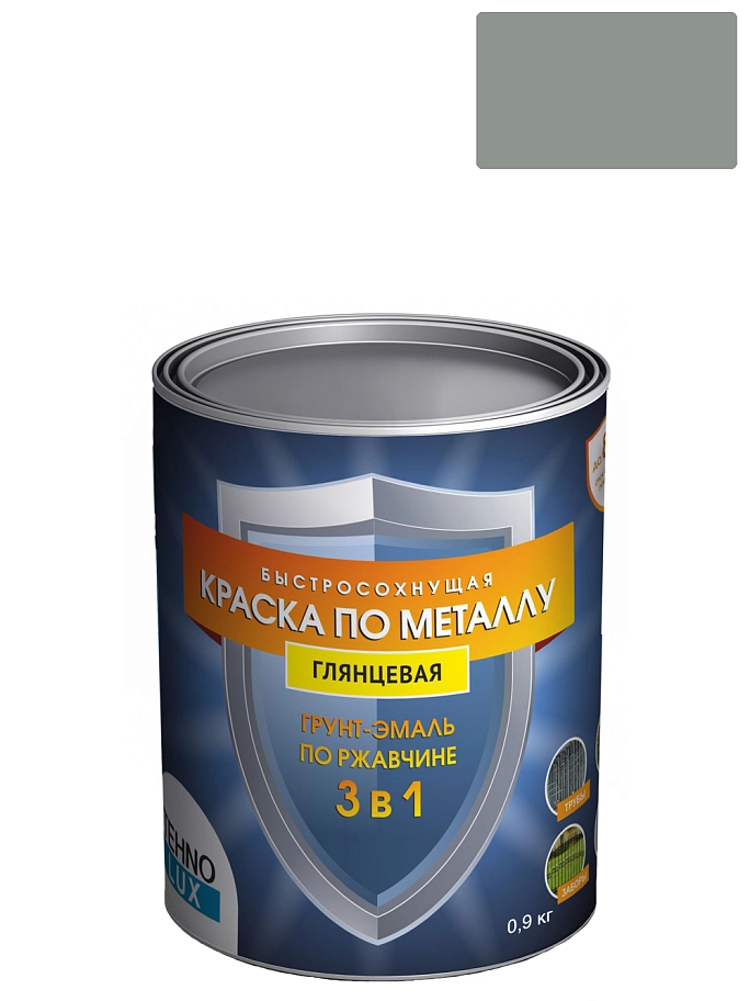 Технолюкс Грунт-эмаль 3 в 1 гладкая