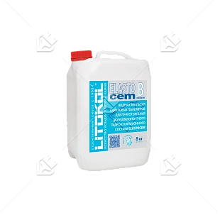 Гидроизоляция эластичная двухкомпонентная на цементной основе Litokol Elastocem компонент В 8 кг