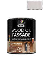 Масло деревозащитное для фасадов Dufa Wood Oil Fassade серый 2 л.