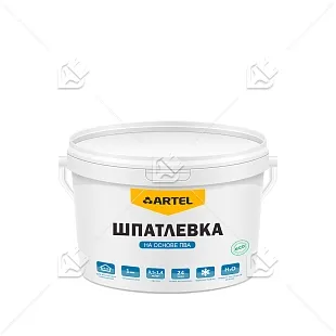 Шпатлевка для внутренних работ на основе ПВА Artel SE-02 3 кг.
