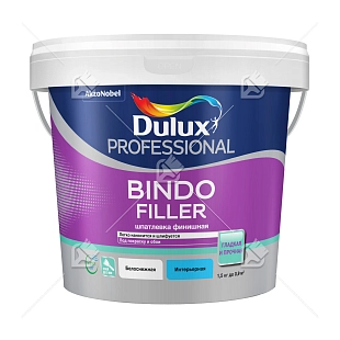 Шпатлевка для стен и потолков Dulux Professional Bindo Filler финишная 0,9 л./1,5 кг.