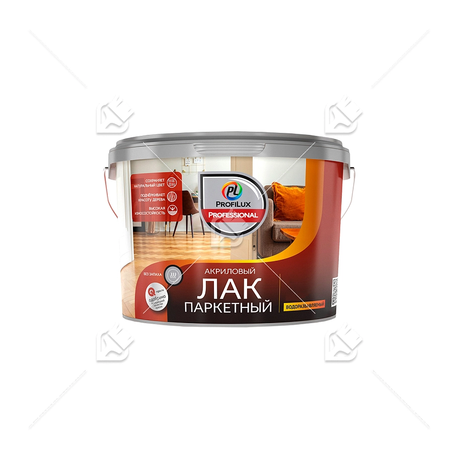 Лак паркетный акриловый Profilux Professional полуматовый 2,5 л