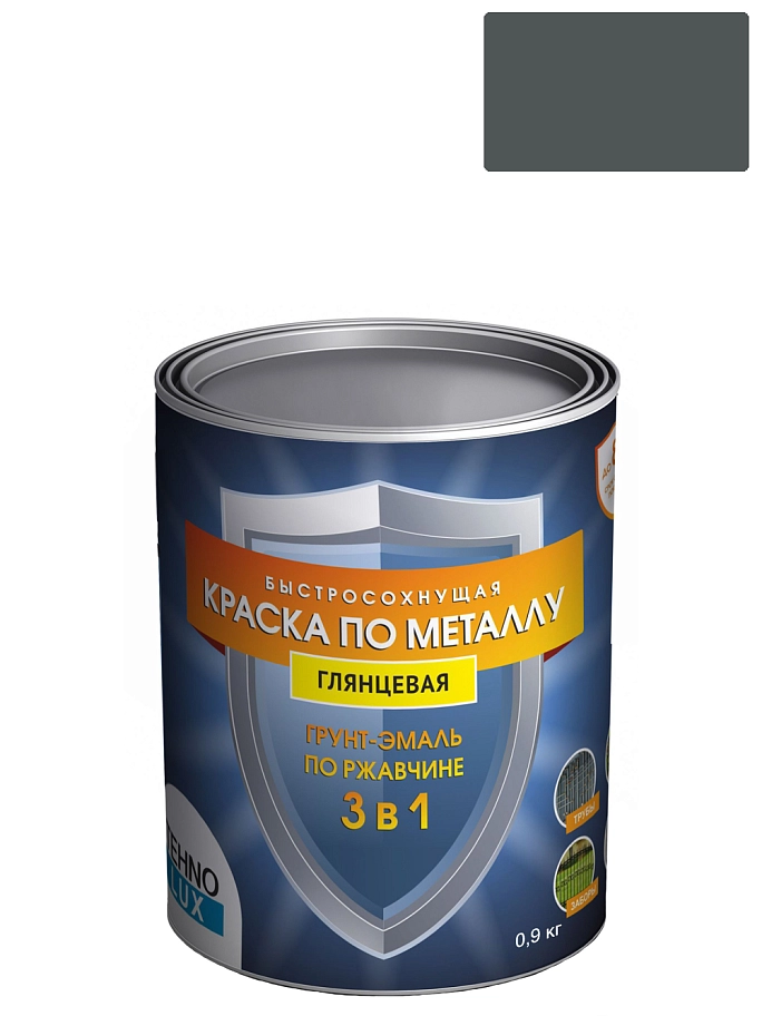 Технолюкс Грунт-эмаль 3 в 1 гладкая