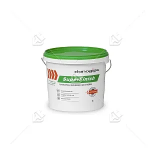 Шпатлевка для внутренних работ полимерная Danogips SuperFinish 3 л.